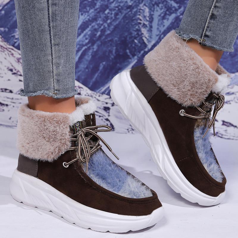Women'S Fashion Hiking Boots - 2025년 겨울 여성용 패션 인조 모피