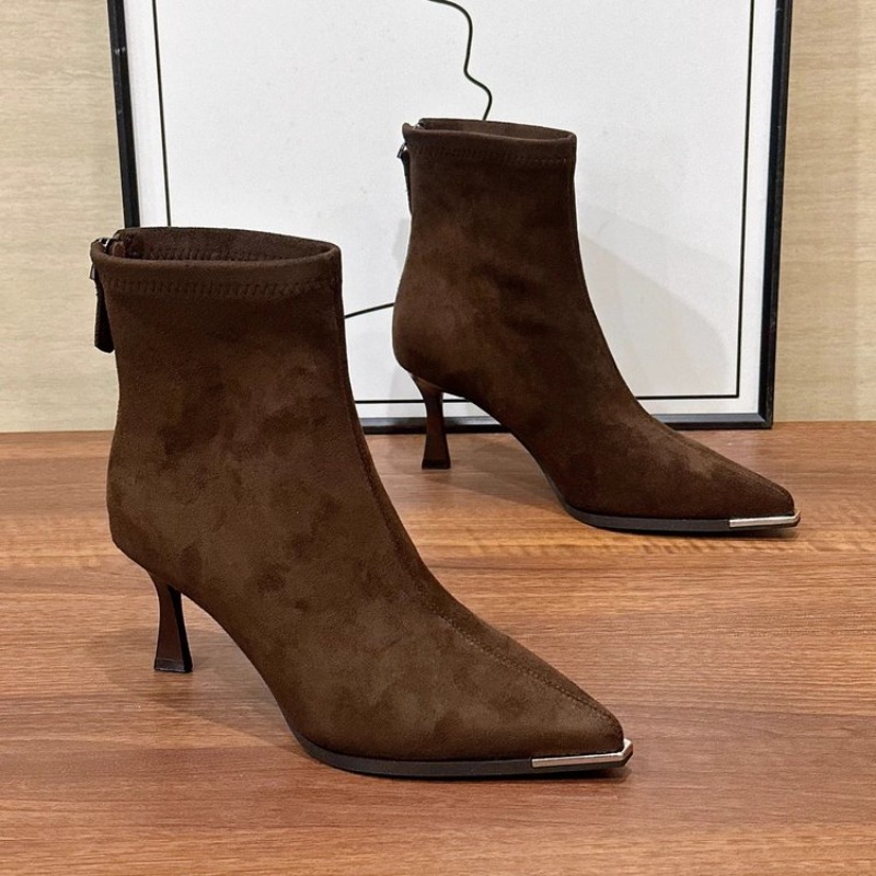 Winter Fashion Women Boots - 가을 겨울 포인티드 토 여성 앵클