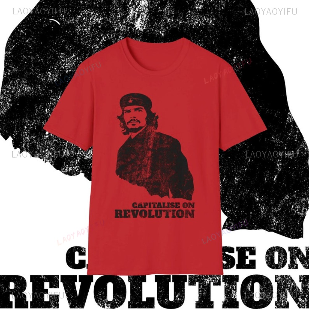 Women'S Fashion Revolution - 체 게바라 Capitalise on Revolution 티셔츠