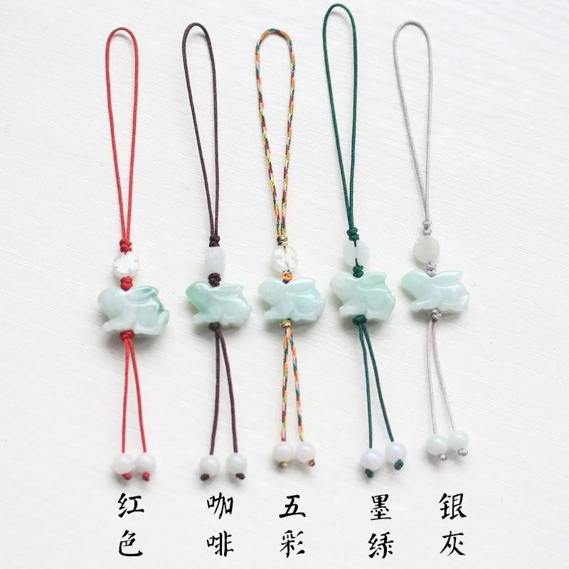Women Fashion Jewellery - 사용자 정의 천연 에메랄드 중국어 토끼