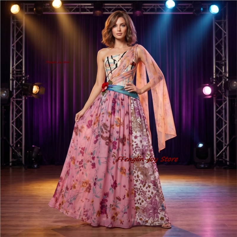 Floral Summer Dress - 여름 애니메이션 콘서트 의상-로지 자오 핑크