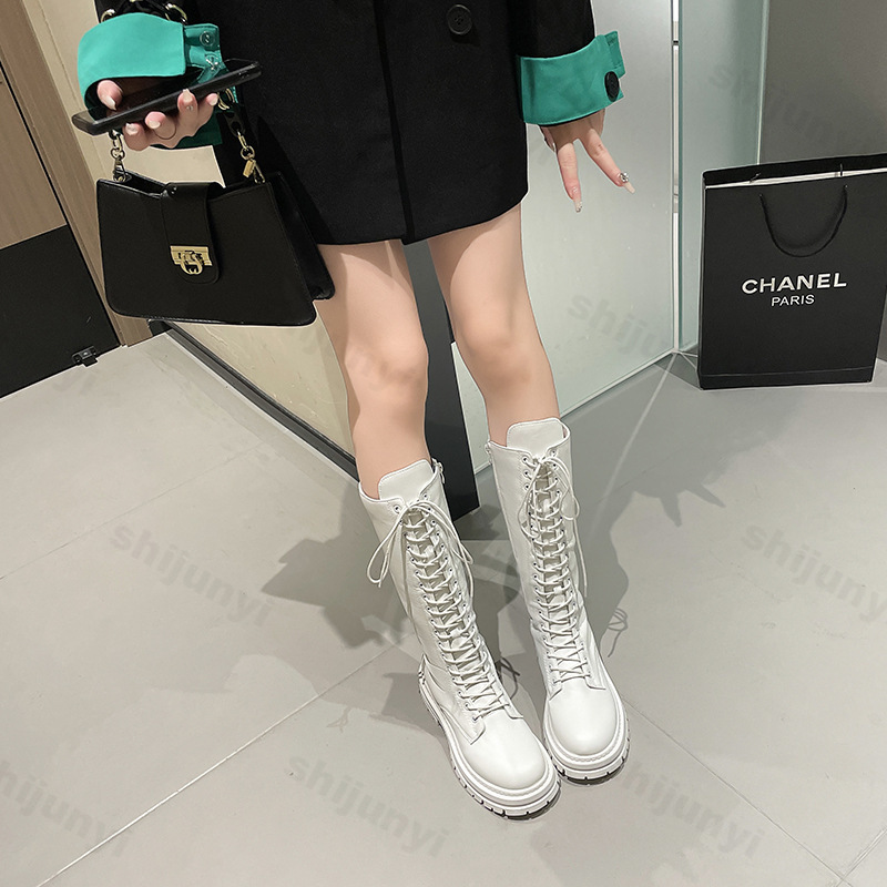 여성 나이트 부츠 플랫폼 청키 슈즈 패션 니하이 부츠  - Winter Fashion Women Boots 리뷰 및 가격