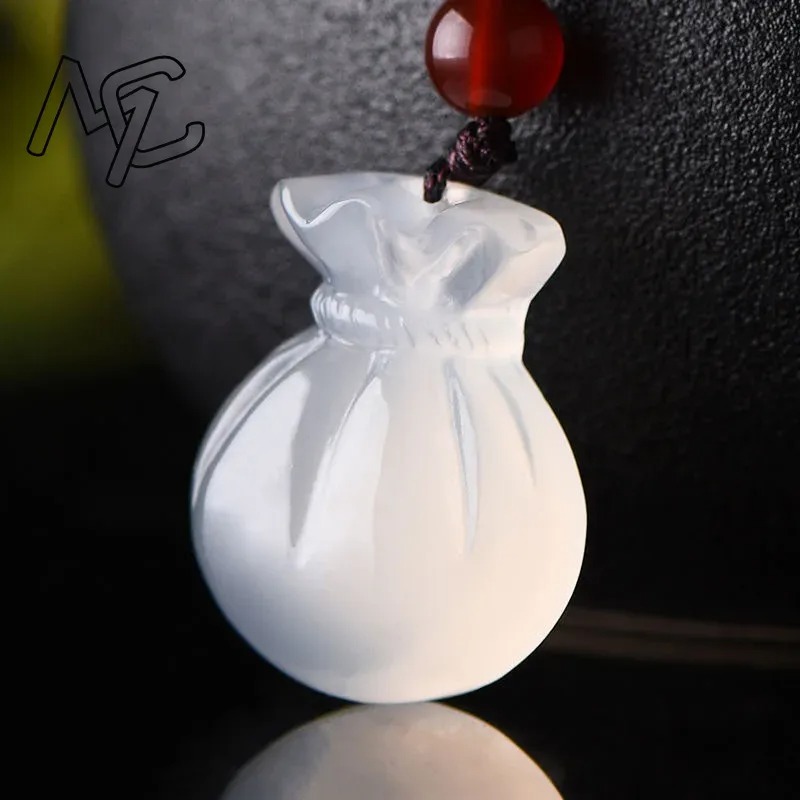 천연 마노 축복 가방 펜던트 목걸이 참 보석 패션 액세 - Women Fashion Jewellery 리뷰 및 가격