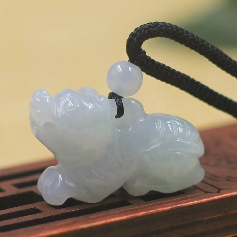 천연 에메랄드 중국 입체 십이지 펜던트 목걸이, 손으로 - Women Fashion Jewellery 리뷰 및 가격