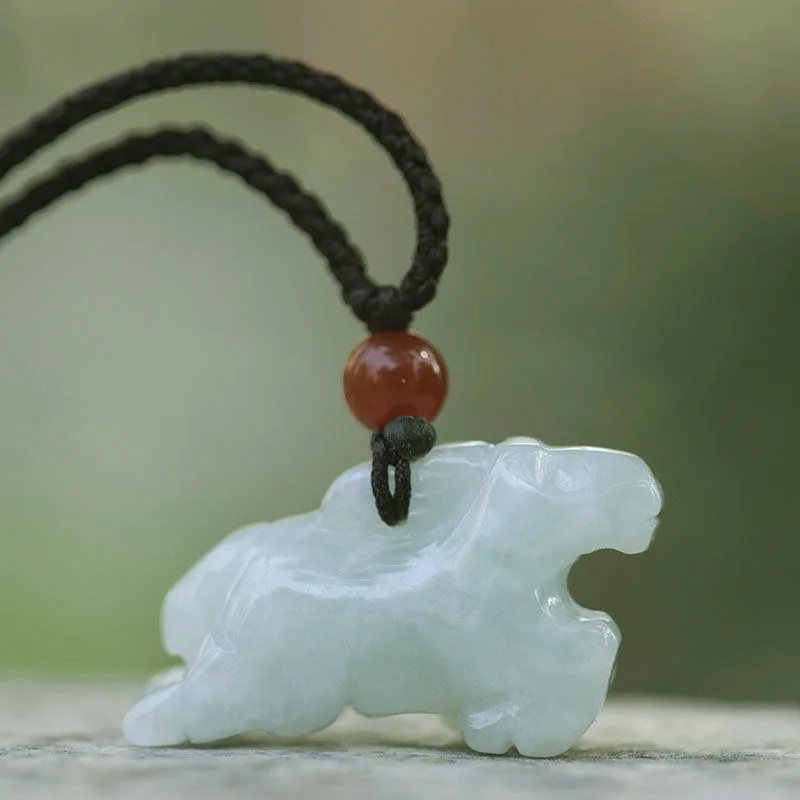 천연 에메랄드 중국 입체 십이지 펜던트 목걸이, 손으로 - Women Fashion Jewellery 리뷰 및 가격