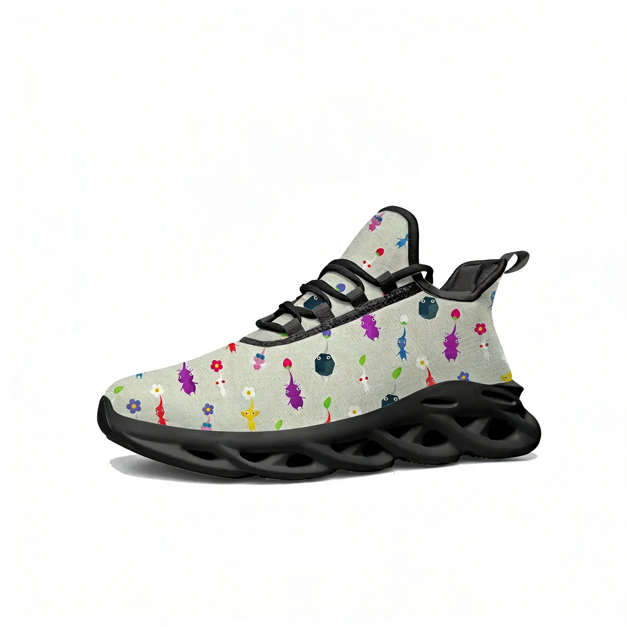 피크민 플랫 스니커즈 핫 카툰 게임 남녀 스포츠 러닝화 - Women'S Fashion Running Shoes 리뷰 및 가격