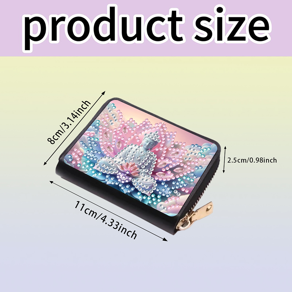 다이아몬드 페인팅 카드 홀더 지퍼가 달린 동전 지갑 다 - Coin Purse Women 리뷰 및 가격