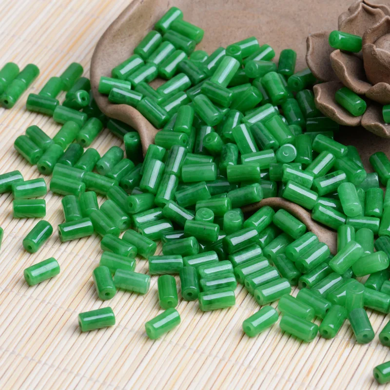 여성용 녹색 옥 조롱박 잎 비즈, DIY 팔찌, 팔찌, - Women Fashion Jewellery 리뷰 및 가격