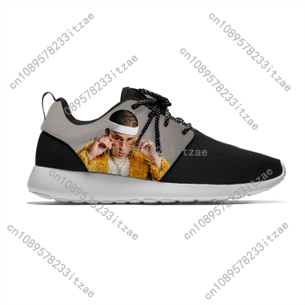 Bad Bunny 힙합 랩퍼 랩 음악 재미 있은 패션  - Women'S Fashion Running Shoes 리뷰 및 가격
