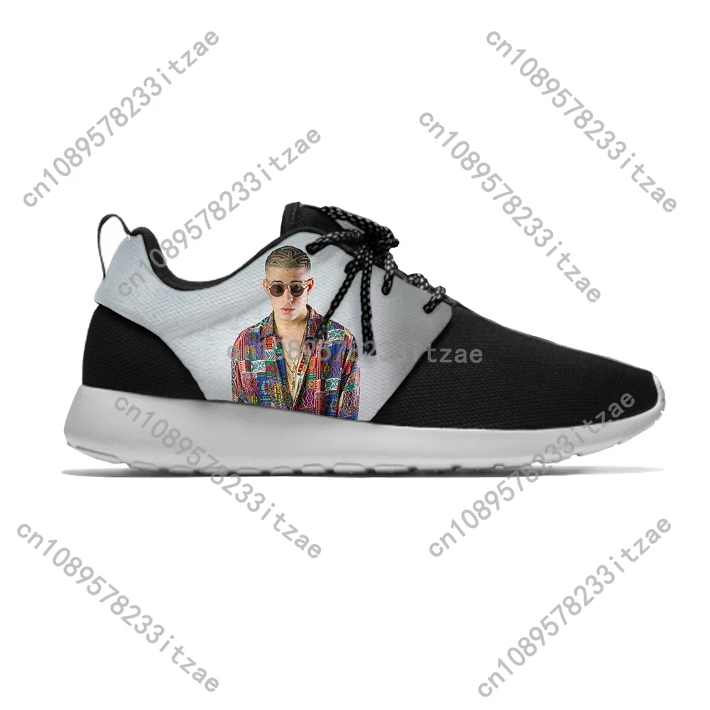 Bad Bunny 힙합 랩퍼 랩 음악 재미 있은 패션  - Women'S Fashion Running Shoes 리뷰 및 가격