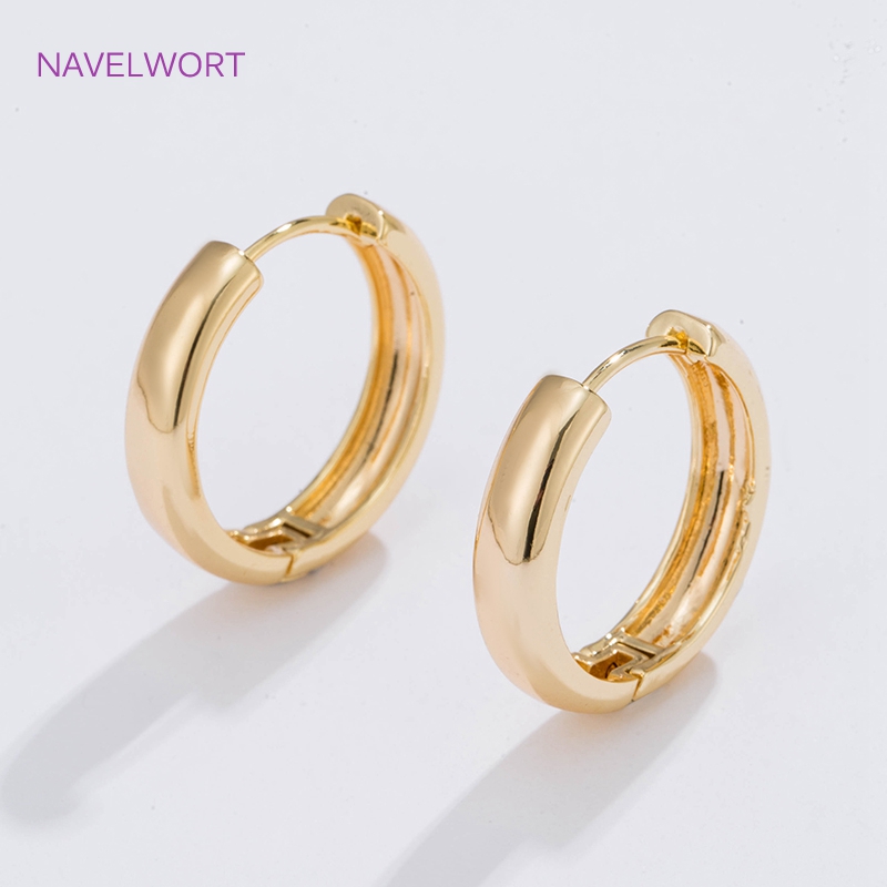 6가지 사이즈의 금도금 원형 후프 귀걸이 여성용 선물, - Women Fashion Jewellery 리뷰 및 가격