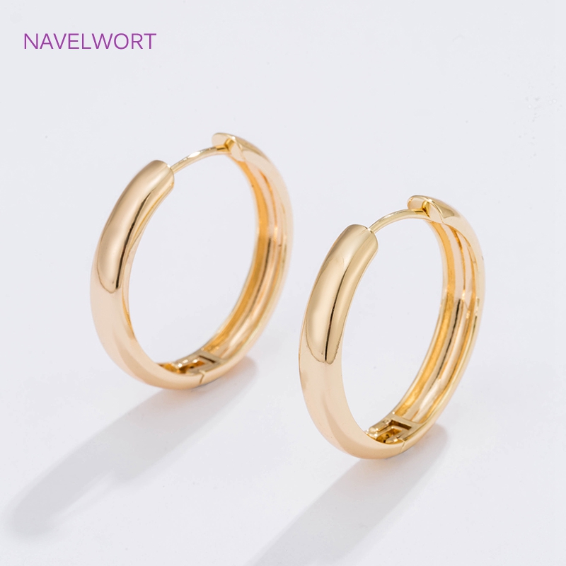 6가지 사이즈의 금도금 원형 후프 귀걸이 여성용 선물, - Women Fashion Jewellery 리뷰 및 가격
