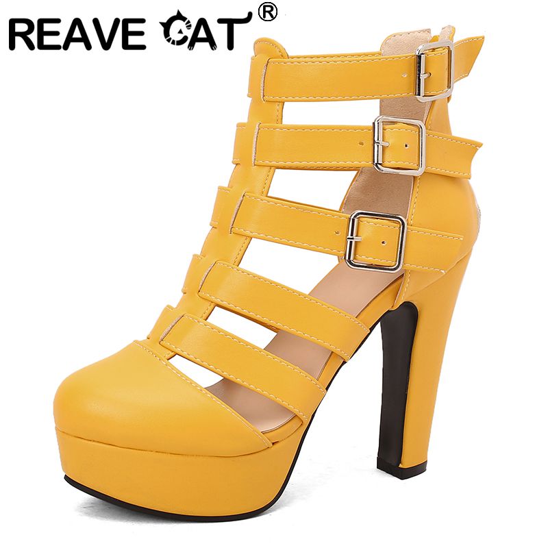 REAVE CAT 여성용 럭셔리 샌들, 라운드 토 청키 - Women'S Fashion Belts 리뷰 및 가격