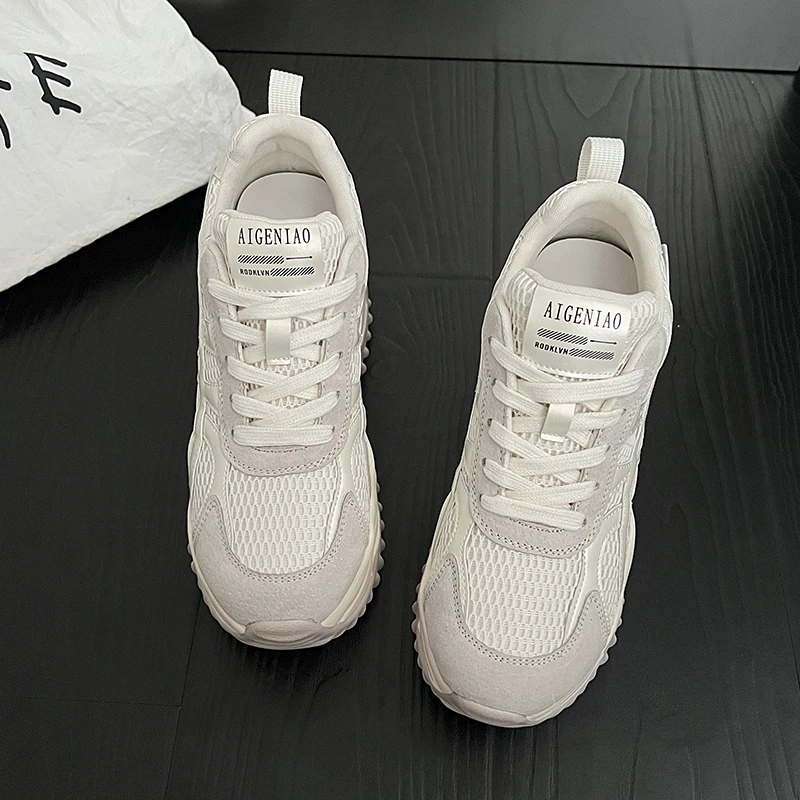여성 패션 아빠 신발 플랫폼 메쉬 러닝 스니커즈 학생을 - Women'S Fashion Running Shoes 리뷰 및 가격