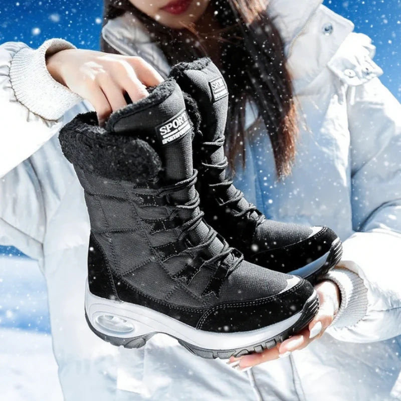 여성용 겨울 부츠 따뜻한 고품질 중간 길이 스노우 부츠 - Women'S Fashion Hiking Boots 리뷰 및 가격