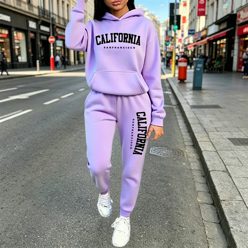도시 캐주얼 패션 후드 조거 수트 가을 겨울 의상 20 - Women'S Fashion Suit 리뷰 및 가격