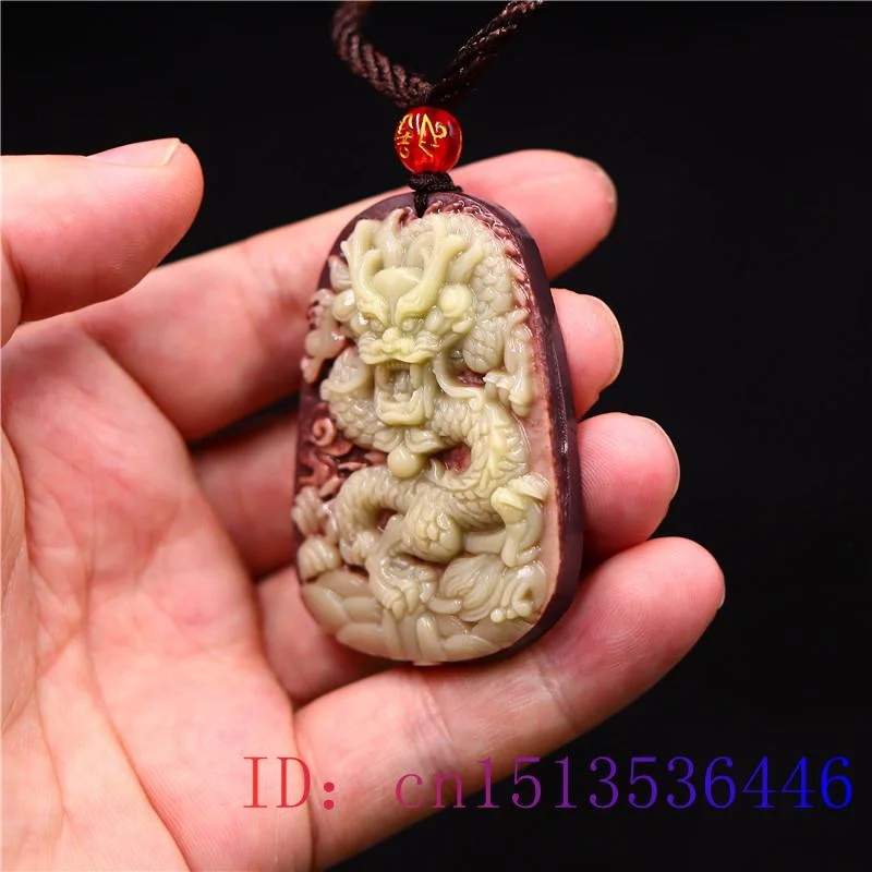 보라색 가운 옥 드래곤 펜던트 목걸이 중국 보석 자연  - Women Fashion Jewellery 리뷰 및 가격