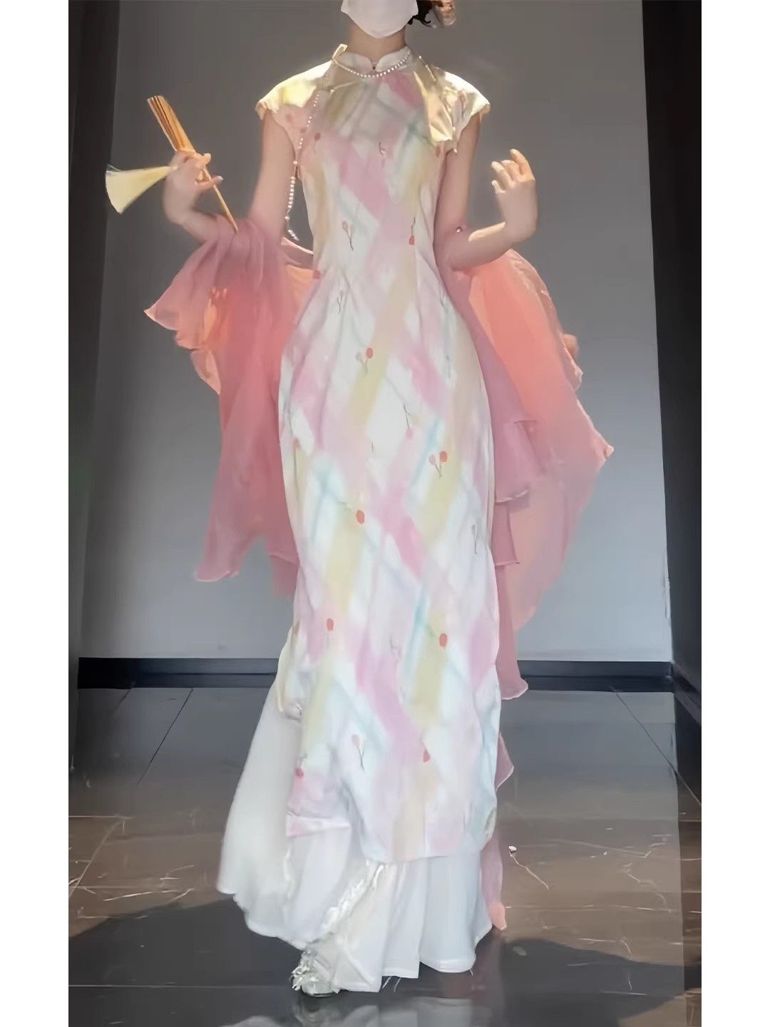 중국풍 모던 플로럴 개선형 치파오 드레스, 우아하고 세 - Floral Summer Dress 리뷰 및 가격